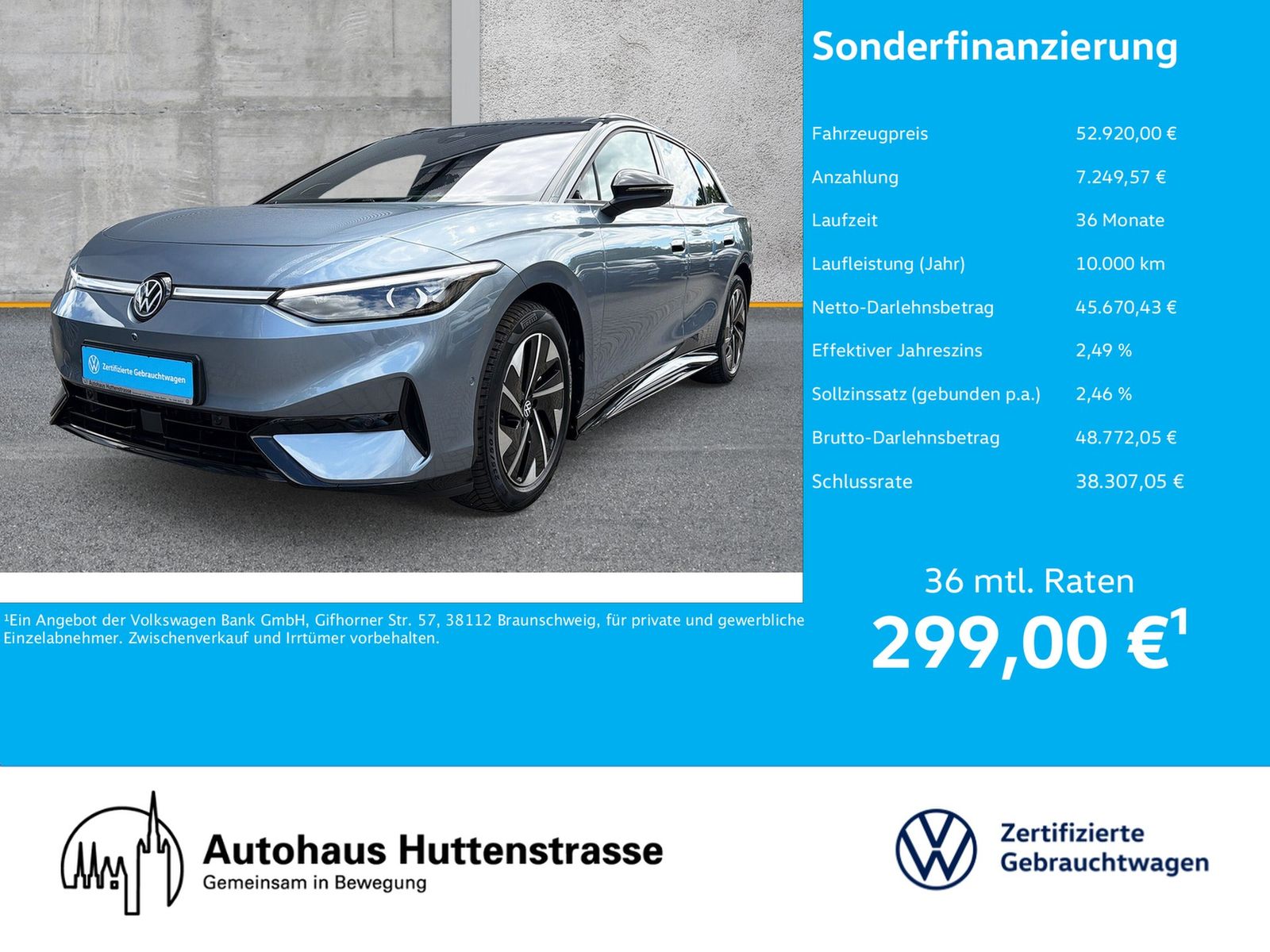 Volkswagen ID.7 Tourer Pro S HuD HARMAN PANO AHK foto 1