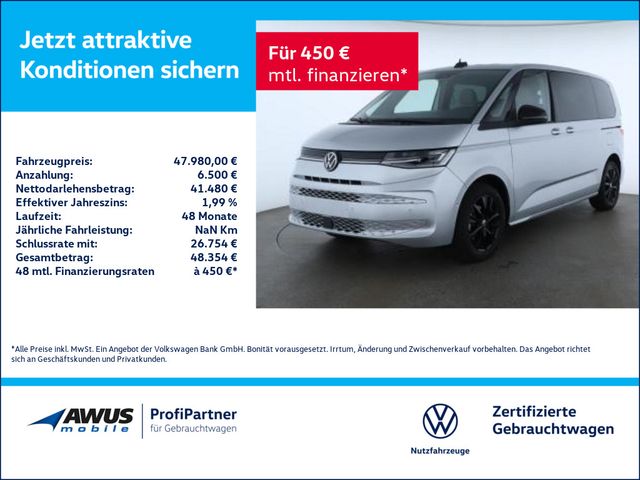 T7 Multivan Life KÜ2.0TDI 110kW DSG MATRIX-LED
