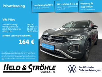 Volkswagen Leasingangebot: Volkswagen T-Roc Goal 1.0 TSI 17 ACC LED NAVI PDC SHZ