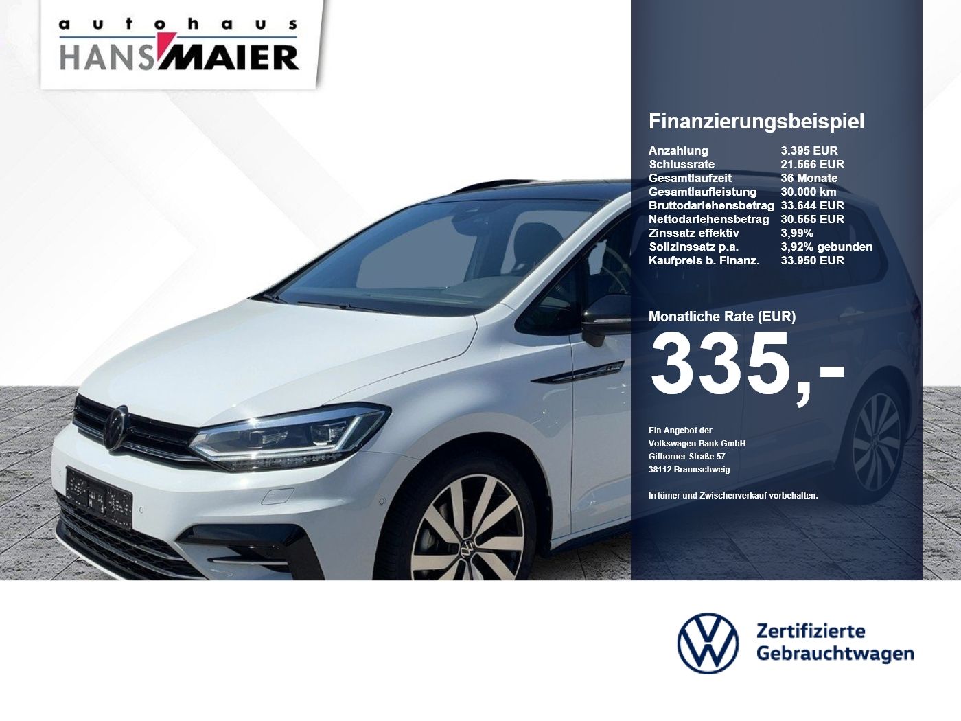 Volkswagen Touran Highline DSG R-Line 7Sitzer IQLight ACC foto 1