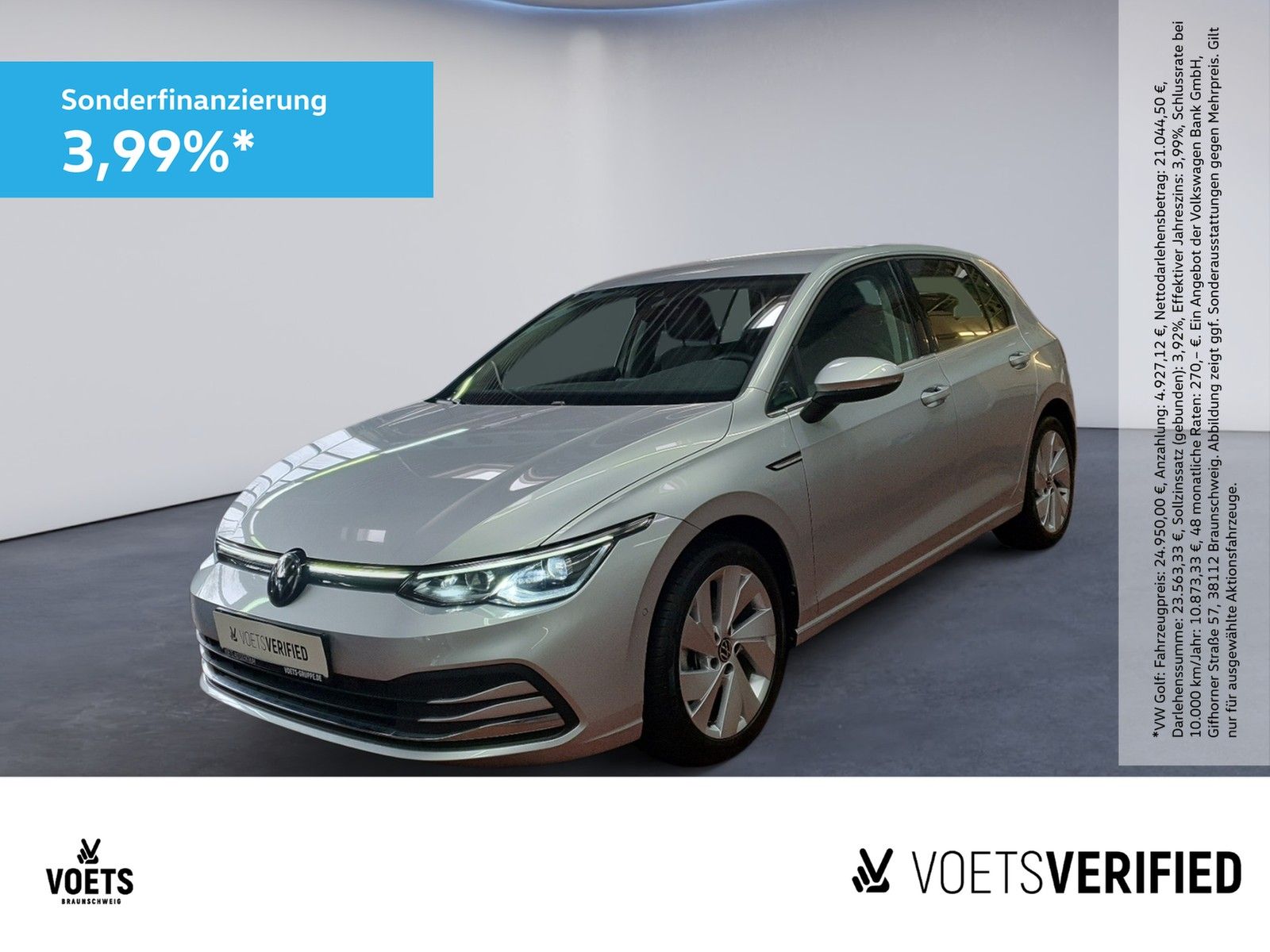 Volkswagen Golf VIII Style 2.0 TDI DSG LED+PDC+NAVI