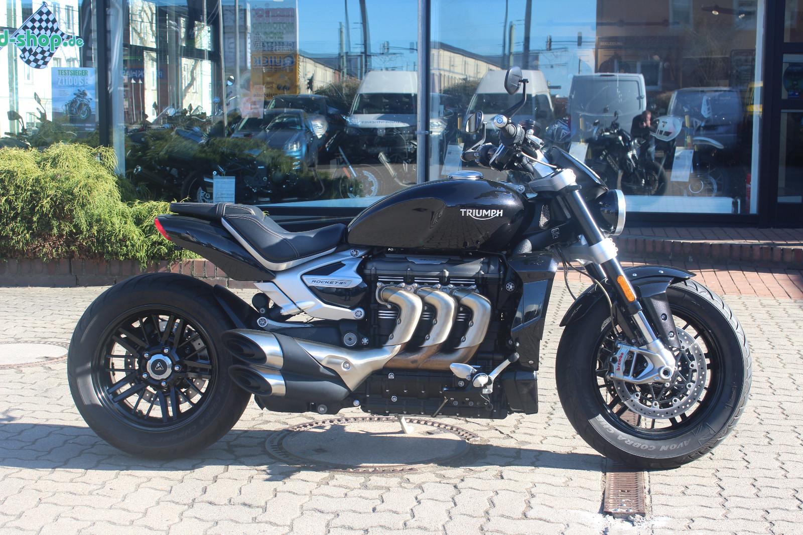 Triumph Rocket 3 R / seitl. Kennzeichenhalter ...