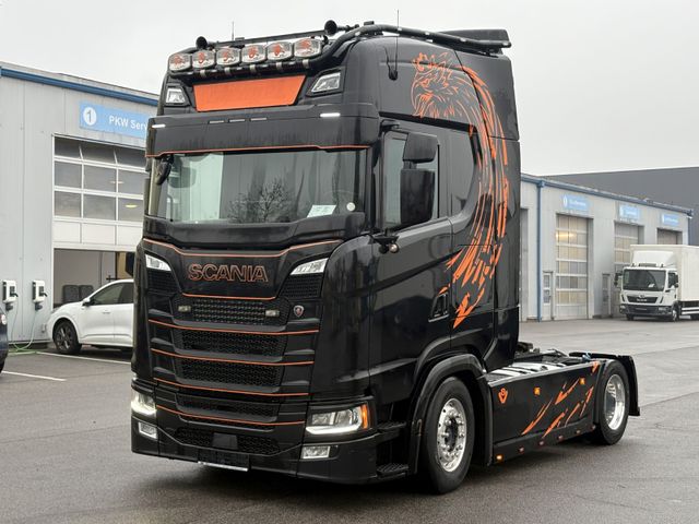 Scania S580* Euro6C*Retarder*Lowliner*Vollspoiler*Aluf.