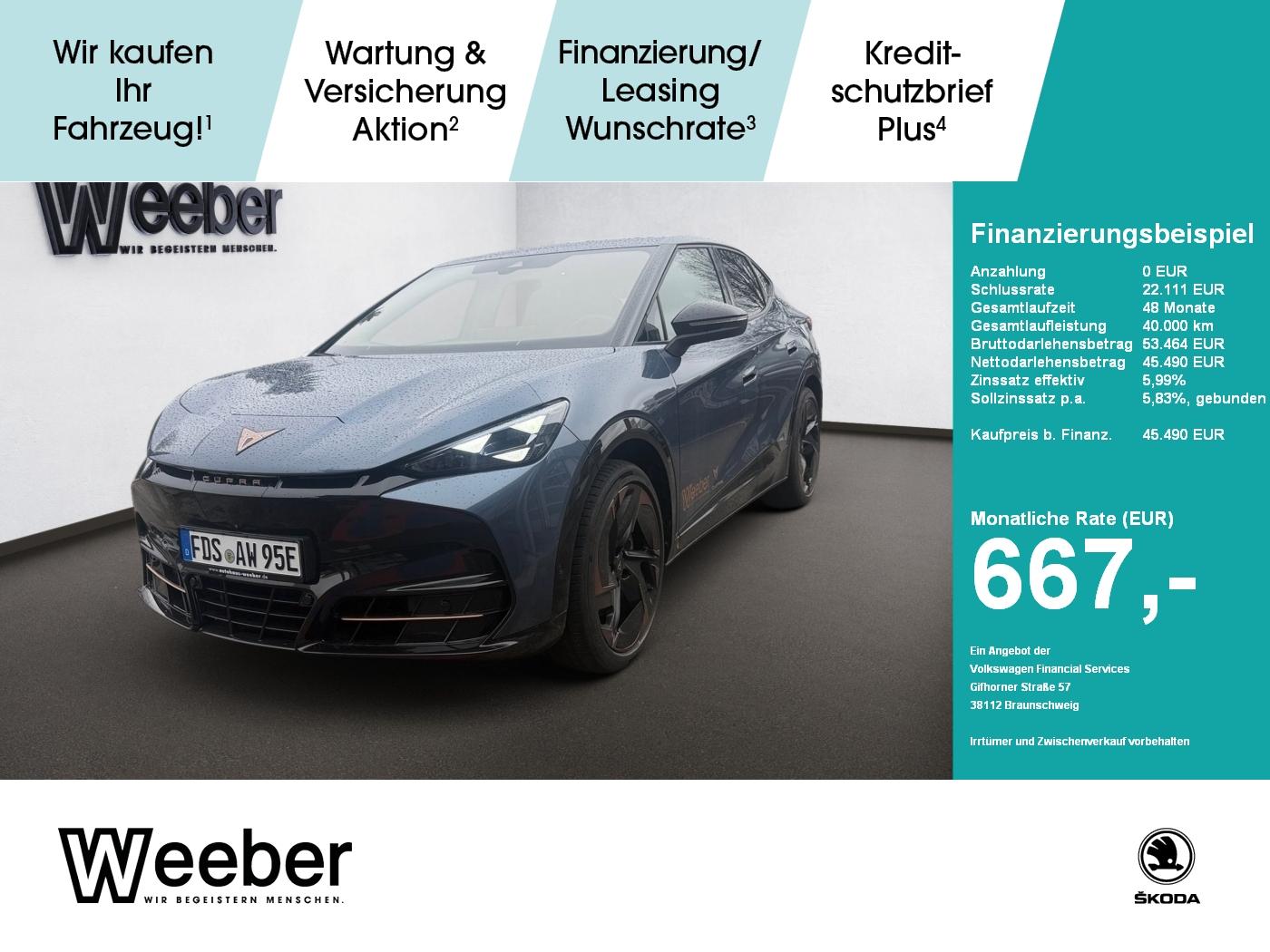 Cupra Tavascan Endurance Adrenaline Pack u. 3 Jahre Co