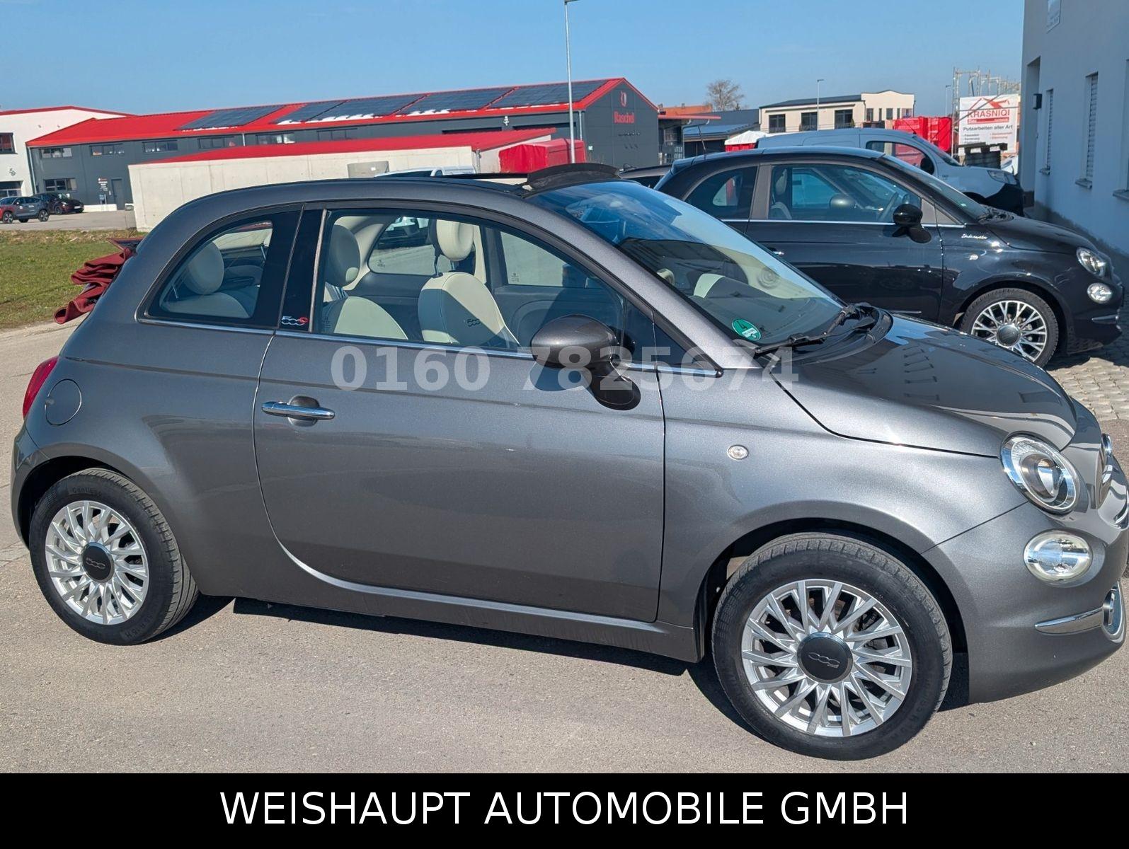Fiat 500 Lounge Cabrio Klimaautomatik-Alu-