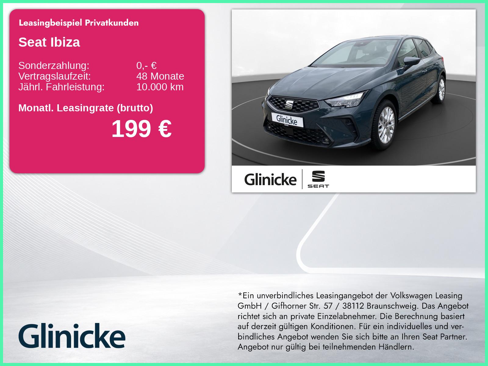 Seat Ibiza 1.0 TSI Style LED PDC SHZ EFH  Klima