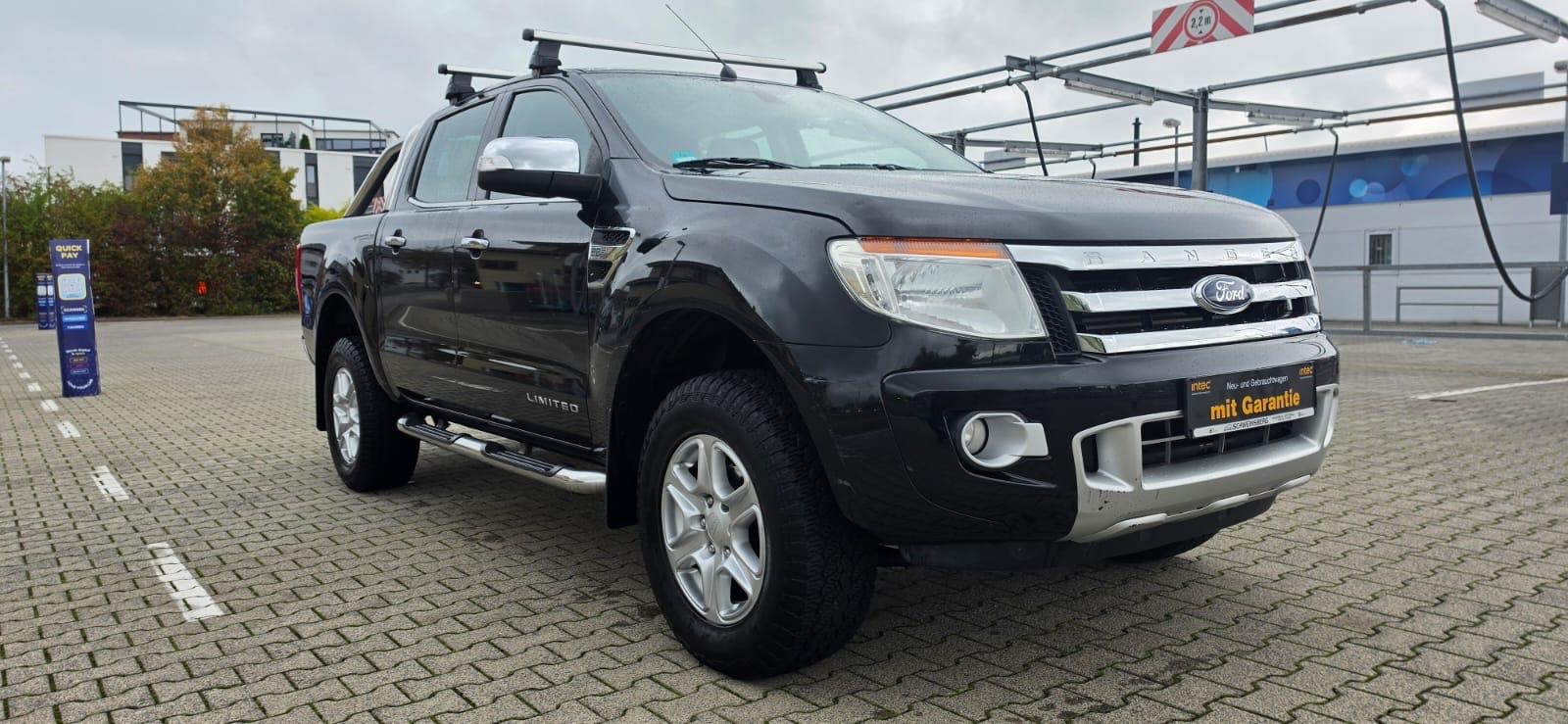 Ford Ranger Limited 3.2 TDCI 200ch - TVA Récupérable - Attelage - Entretien récent - Sièges éléctriques / chauffants