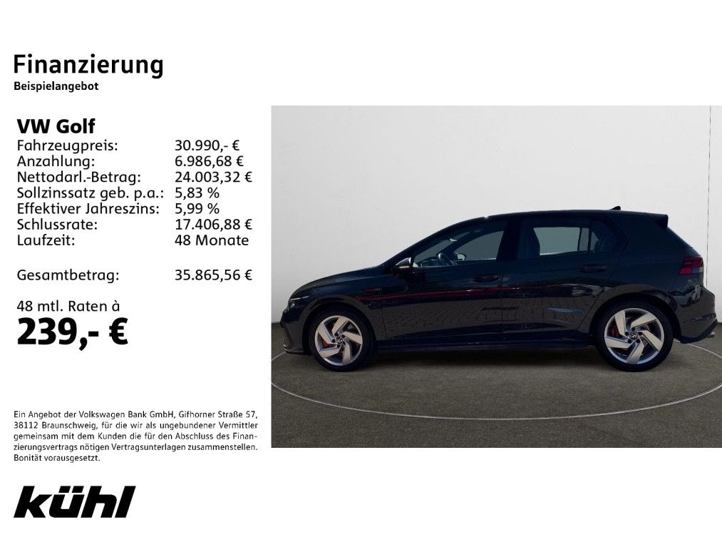 Volkswagen Golf VIII 2.0 TSI GTI AHK Lenkrad heizbar foto 2