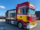 Scania R580 V8 8x4*4 Crane Kesla 21127 / Woodtransport - Tieflader
