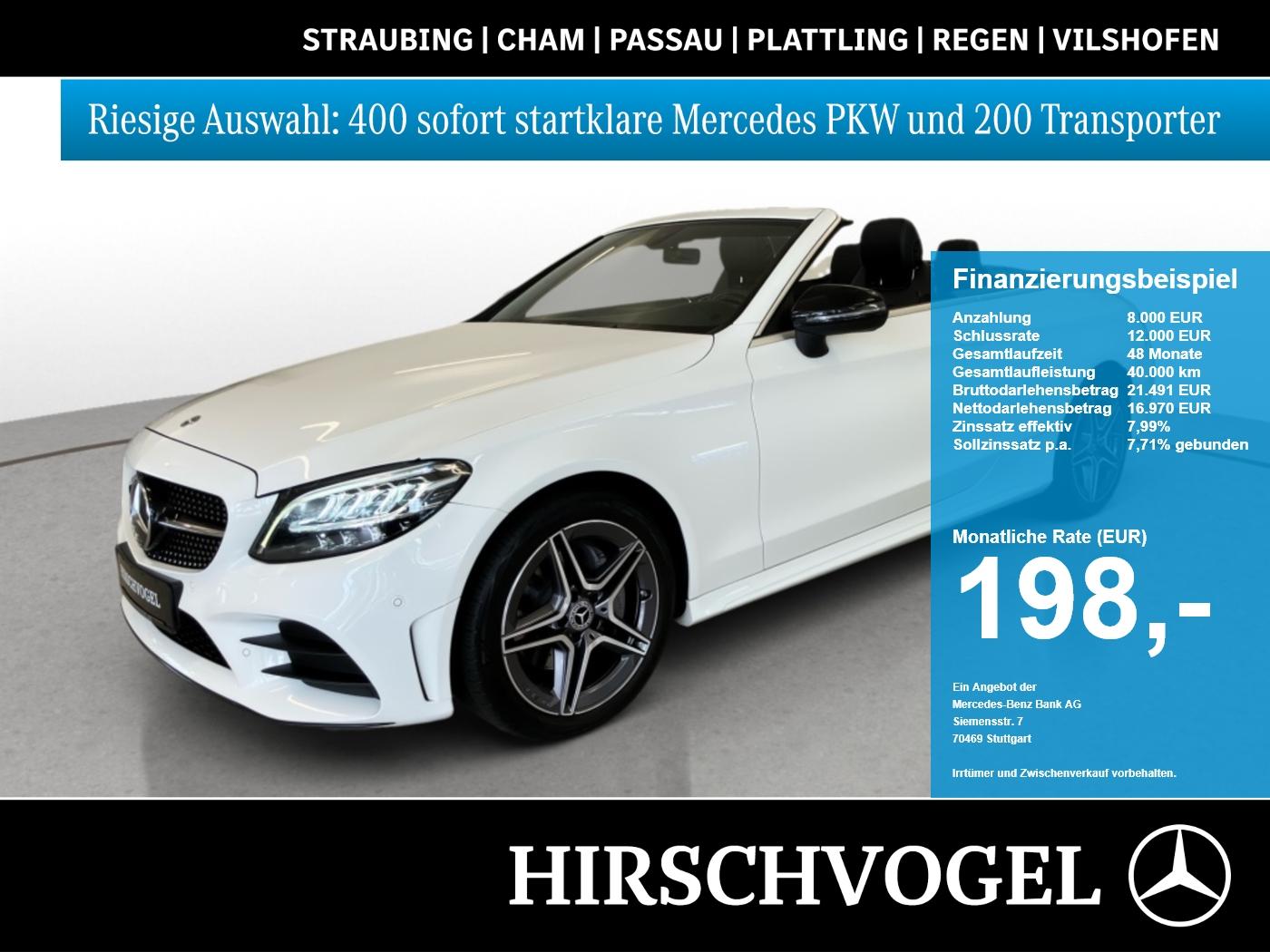 Mercedes-Benz C 180 AMG-Line+Night+AIRSCARF+AIRCAP+LED+Kam+PDC