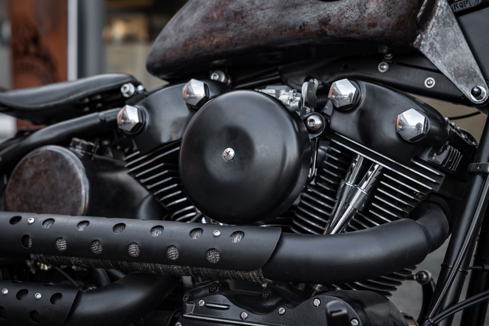 Fahrzeugabbildung Harley-Davidson Softail FAT BOY FLSTF - CUSTOM UMBAU - VERGASER