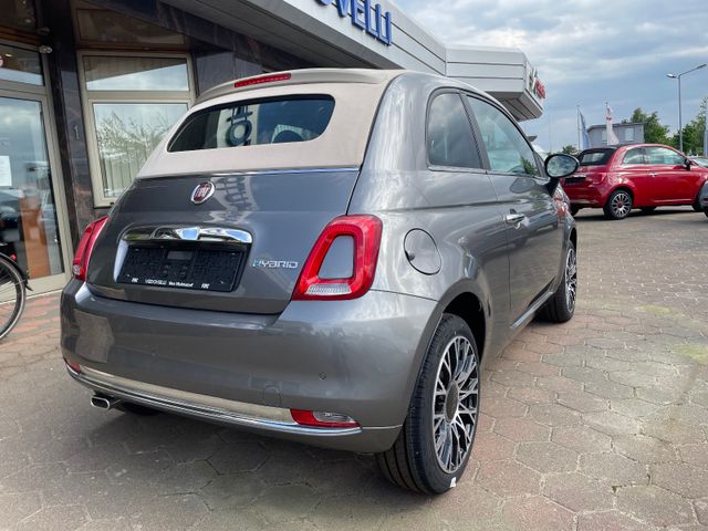 Fiat 500C Dolcevita Navi 16" LM-Felgen Verdeck beige