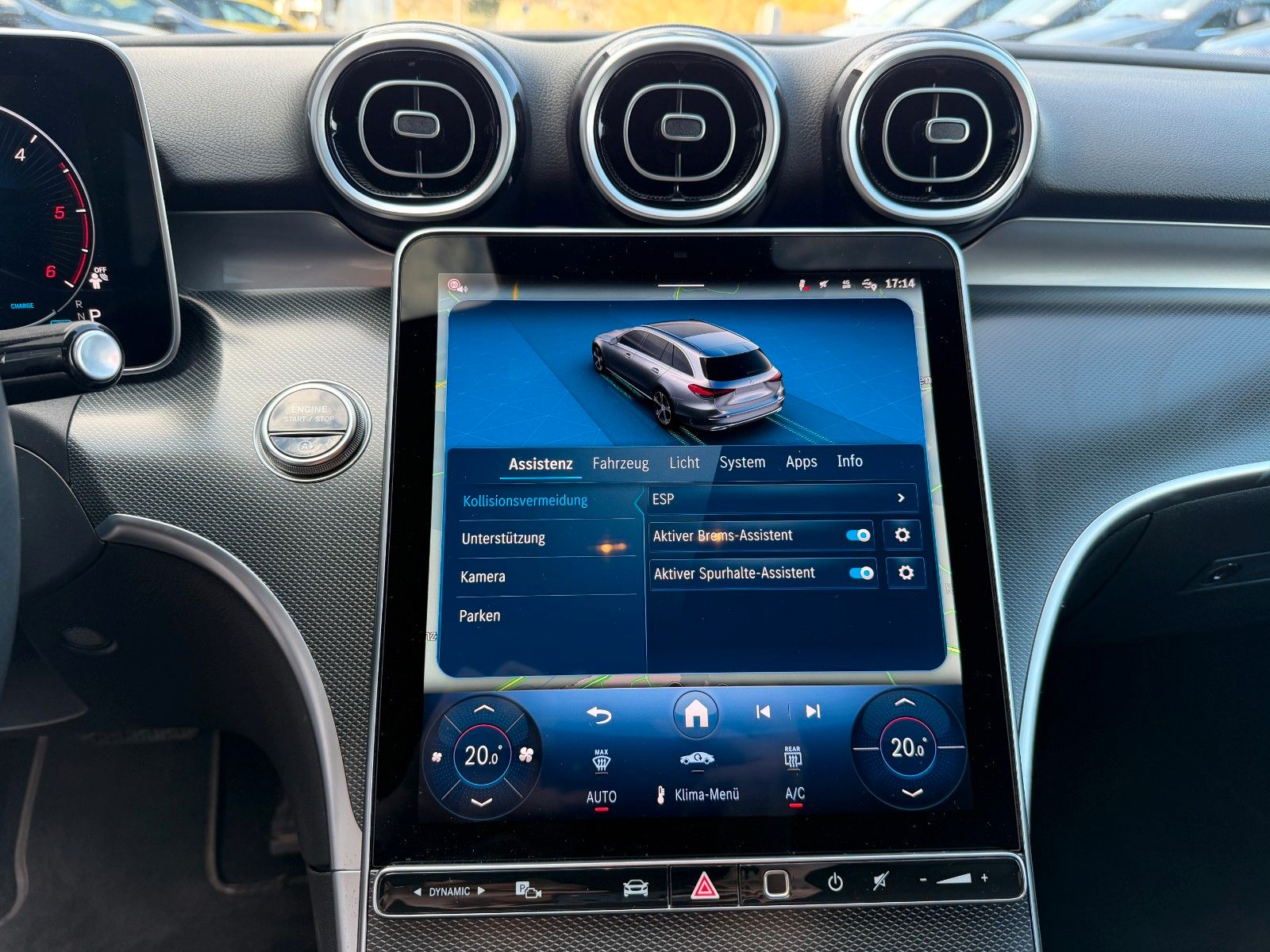 Fahrzeugabbildung Mercedes-Benz C 200d T Avantgarde+AHK+Ambiente+RKamera+MBUX+