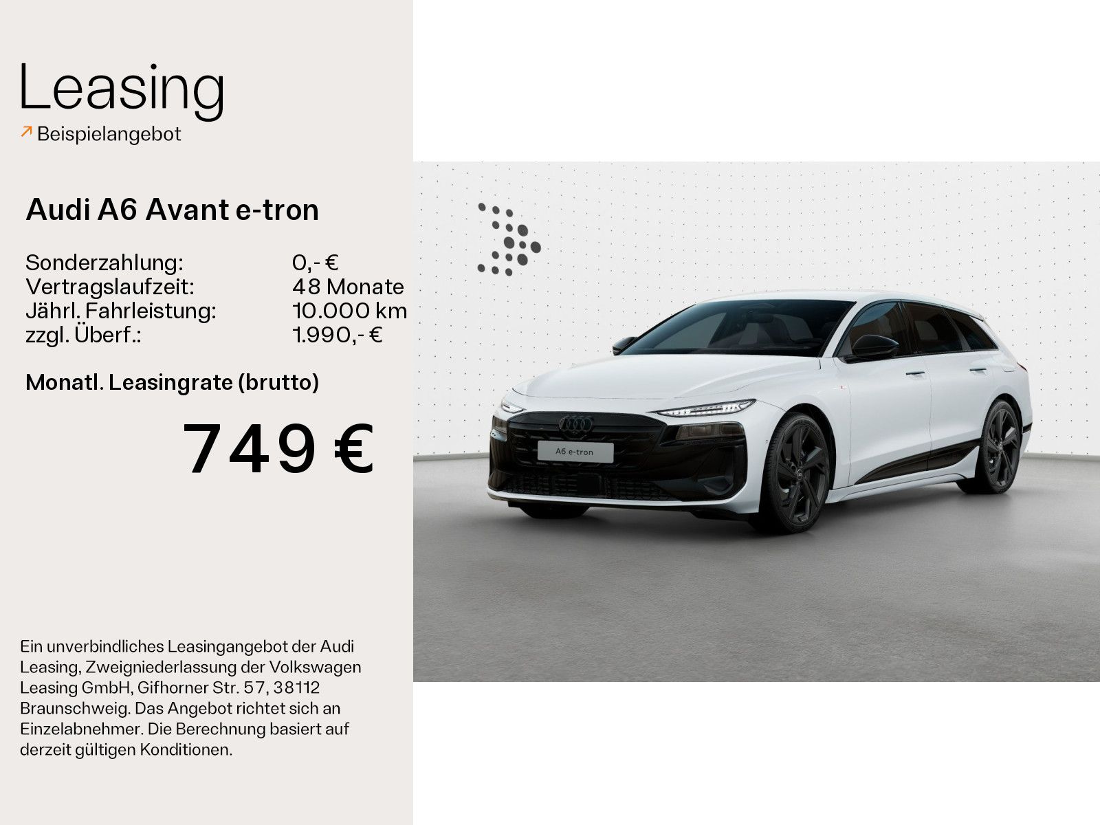 Audi A6 Avant e-tron perf. S line - Modell 2026