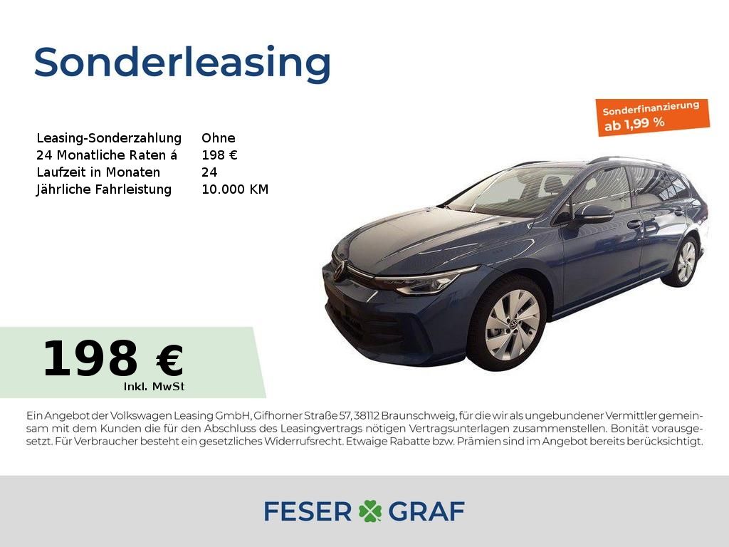 Volkswagen Golf VIII Variant LIFE 1.5TSI 85kW 6Gang Travel