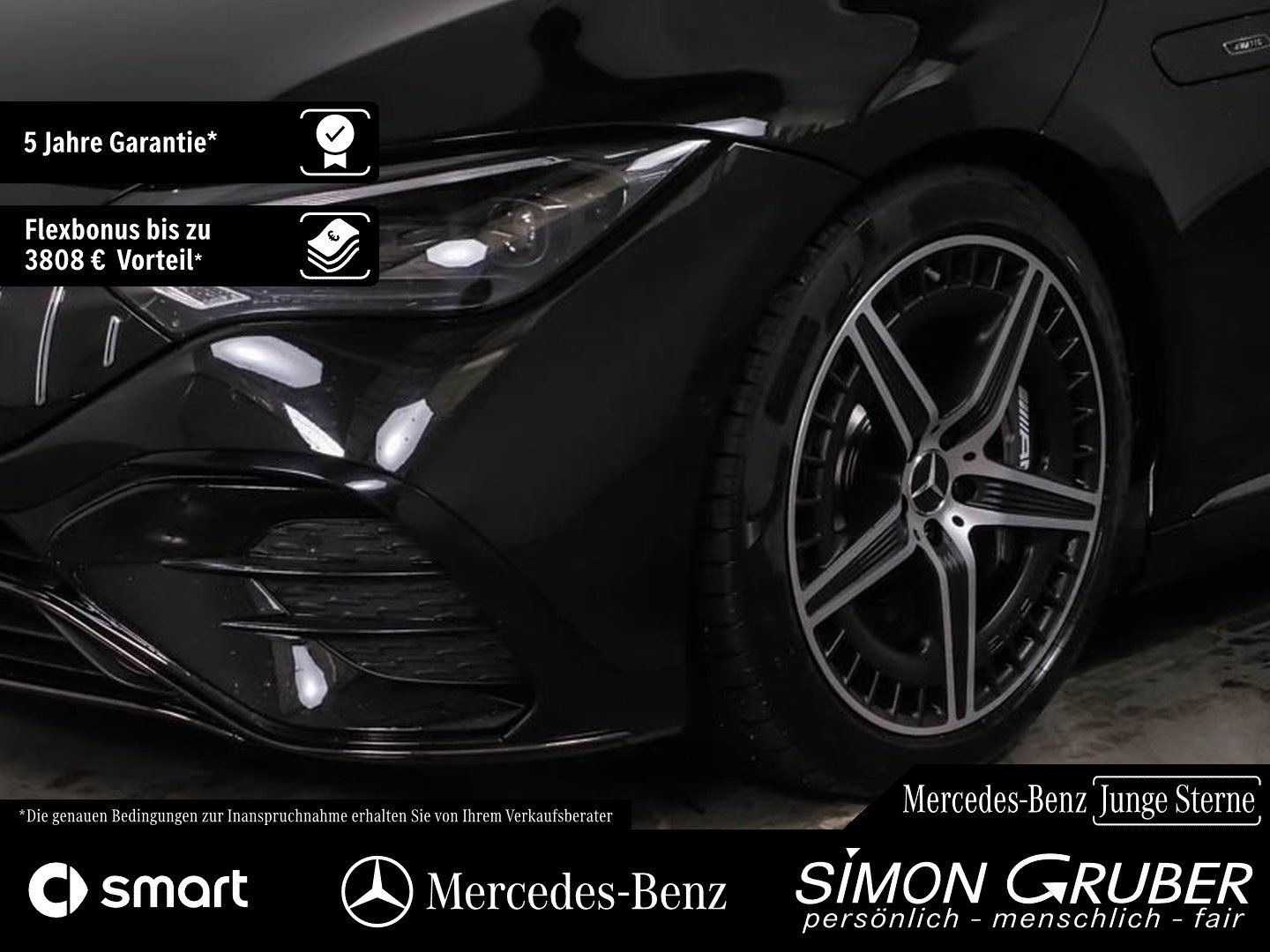 Fahrzeugabbildung Mercedes-Benz EQE 43 4M AMG Massage Sitzklima Pano AHK Mod 25