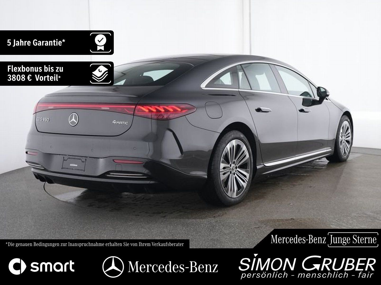 Fahrzeugabbildung Mercedes-Benz EQS 450 4M AMG Elec. Art Hyperscreen HAL Mod2026