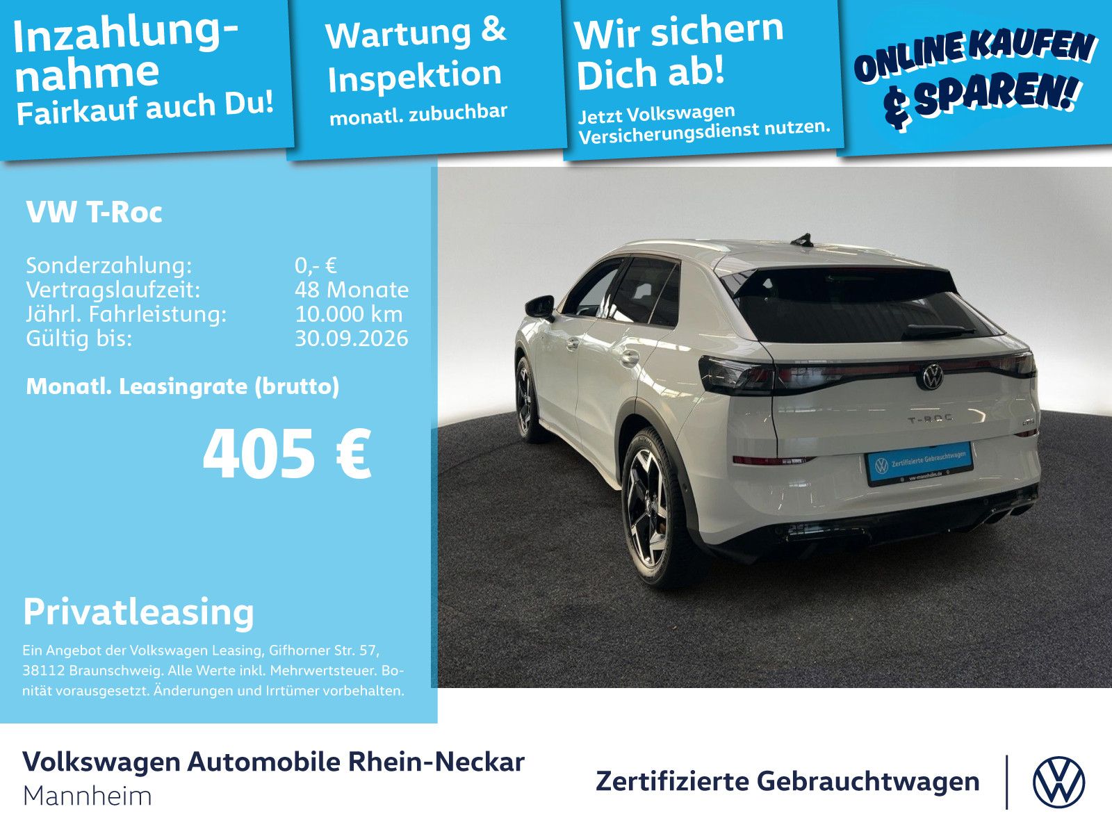 Volkswagen T-Roc 1.5 eTSI R-Line DSG Navi AHK Kamera uvm foto 2