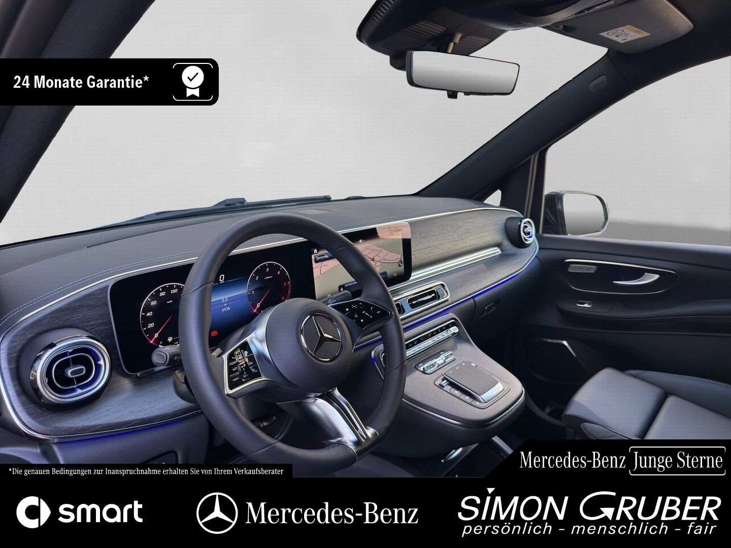Fahrzeugabbildung Mercedes-Benz V 300 d Extra Lang AMG Night Burm eTüren 8 Sitze