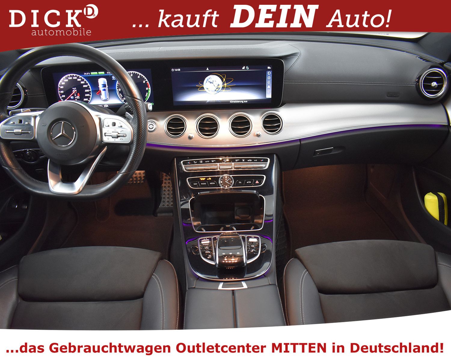 MERCEDES-BENZ E 300de 2X AMG Line NIGHT+WIDES+STDHZ+COMAN+BURM - Image 8