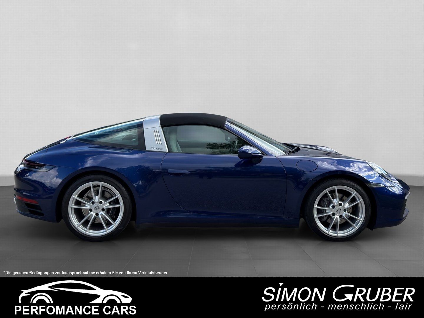 Fahrzeugabbildung Porsche 911 Carrera 3.0 Targa 4 Enzianblaumet 1.Hand TOP