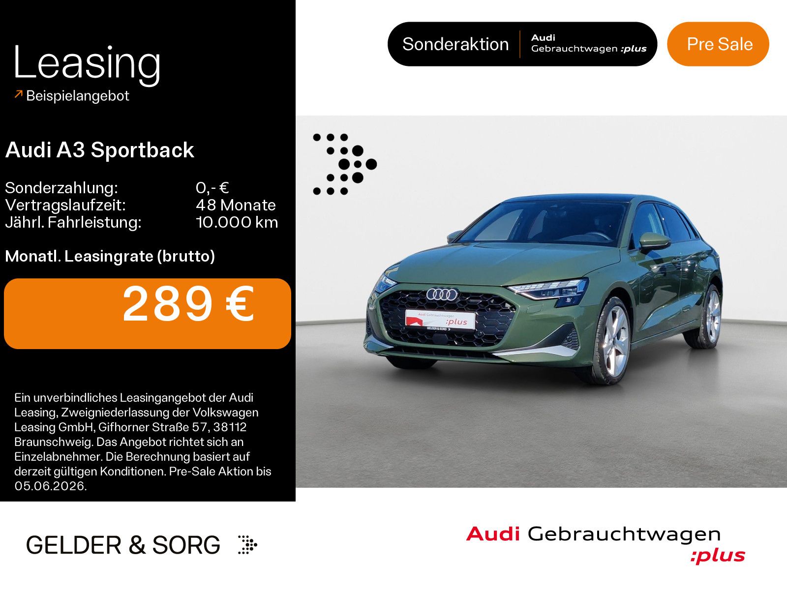 Audi A3 Sportback 30 TFSI advanced Pano*LED*RFK*AHK*