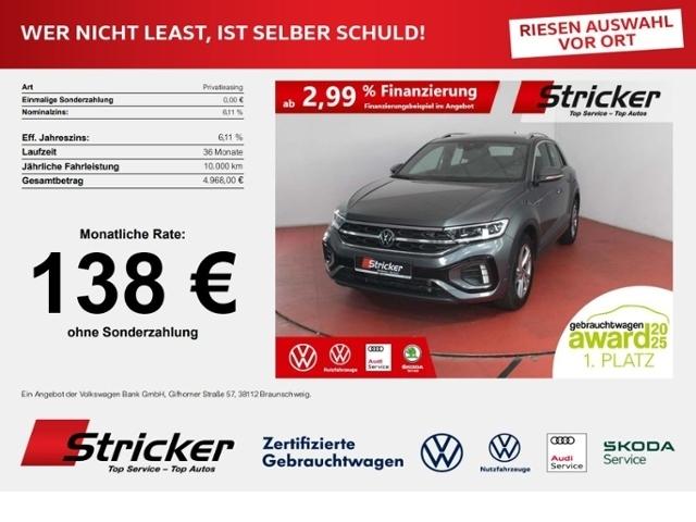 Volkswagen T-Roc R-Line 1.0TSI 138,-ohne Anzahlung ACC App-