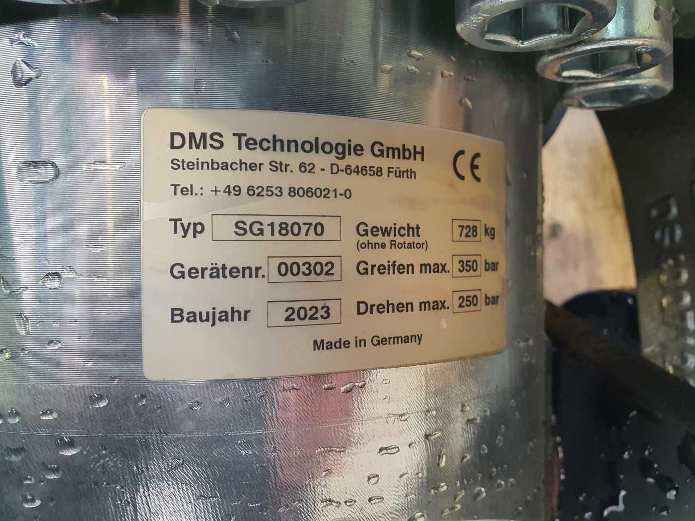 Fahrzeugabbildung Andere DMS SG18070 Sortiergreifer DEMO / inkl. Rotator