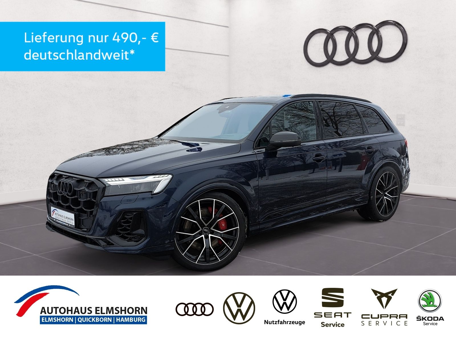 Audi SQ7 TFSI quattro tiptr. PANO AHK STANDHEIZ 22" H