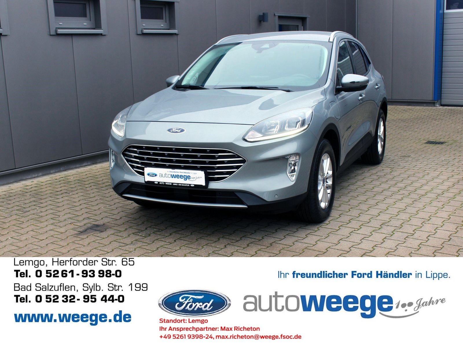 Fahrzeugabbildung Ford Kuga Plug-In Hybrid PHEV Titanium