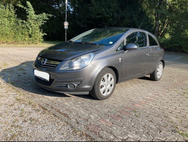 Opel Corsa D Schrägheck TÜV NEU! Grau Anth...