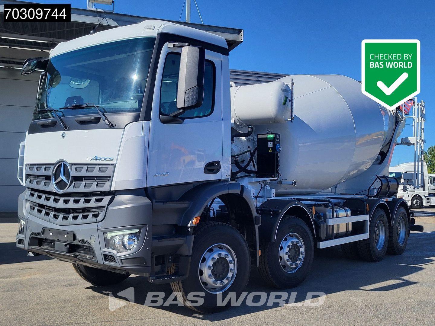 Mercedes-Benz Arocs 4142 8X4 NEW! 12m3 Stetter Mixer Steelsusp