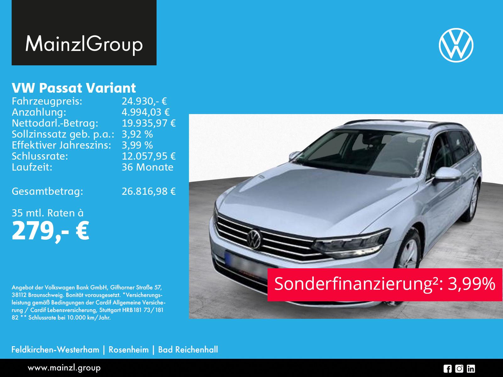 Volkswagen Passat Variant 2.0 TSI DSG Business Navi Kamera