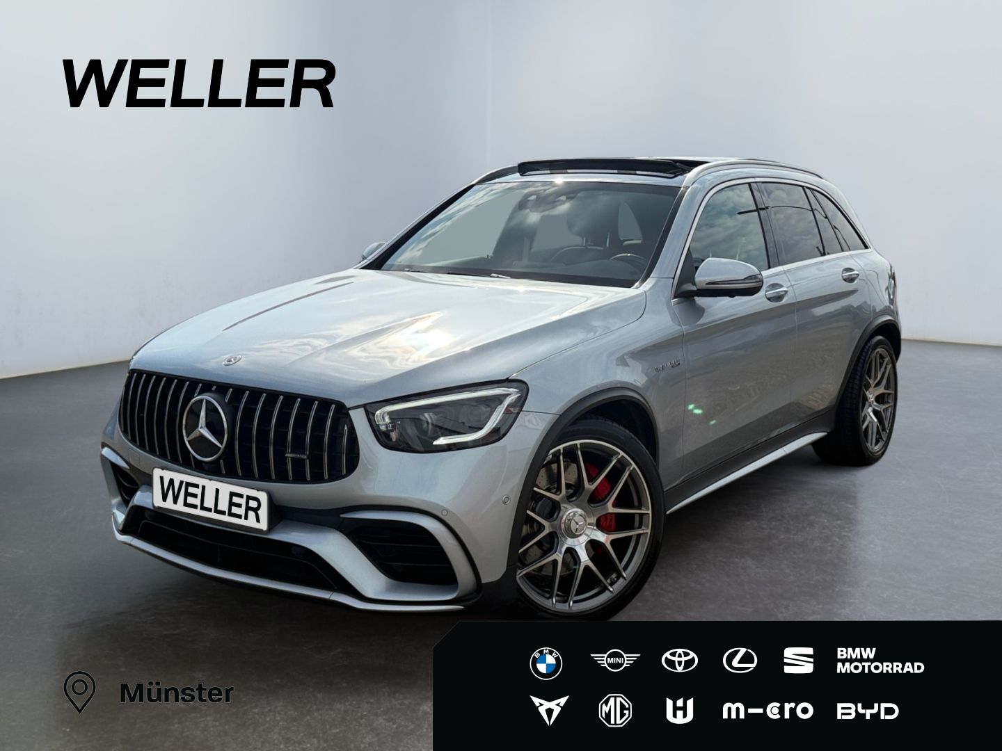 MERCEDES-BENZ GLC 63 AMG S 4M+ S-Shift 9G *LED*Burmes*Pano*360