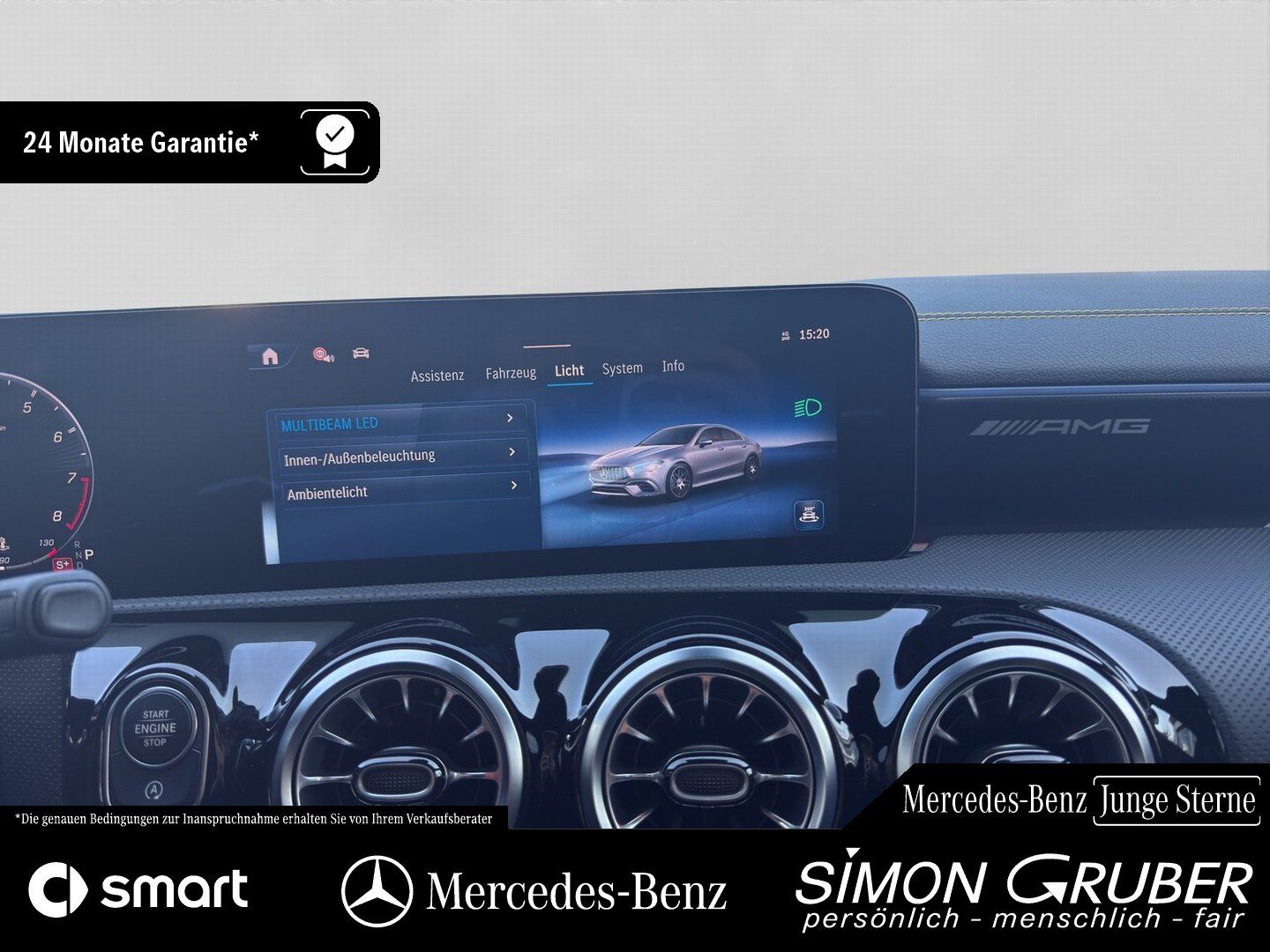 Fahrzeugabbildung Mercedes-Benz CLA 45 S 4M+ AMG Aero Burm Pano HUD Perfo Sitze