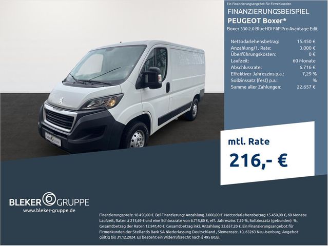 Peugeot Boxer 330 2.0 BlueHDi FAP Pro Avantage Edit. L1