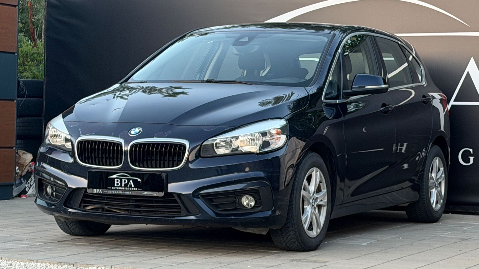 BMW 216 2016, 1.5D dīzelis, Automāts, Sedans, Zils — Latvijā