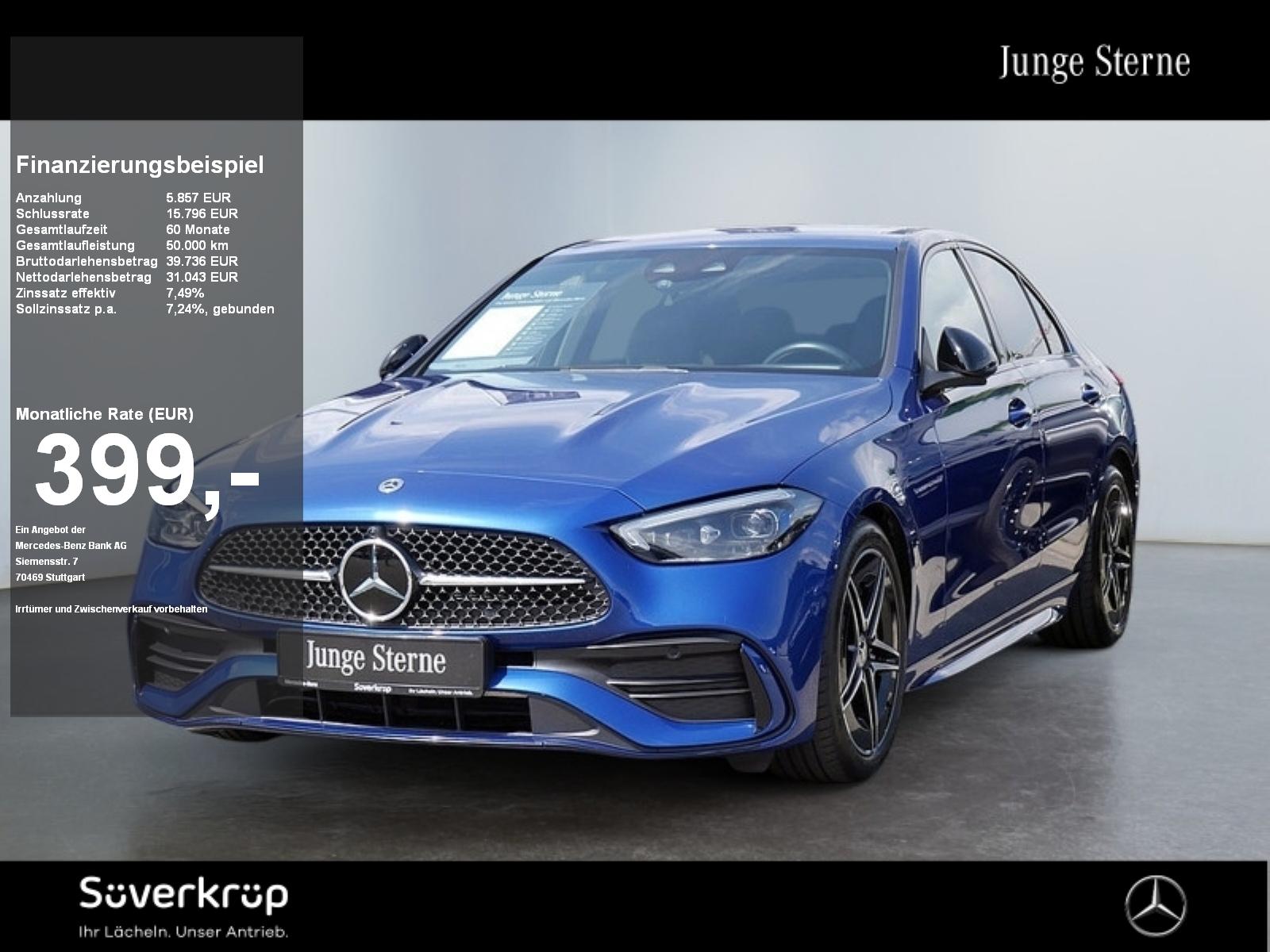 Mercedes-Benz C 300 d AMG NIGHT DISTR KAMERA SPUR PDC SHZ