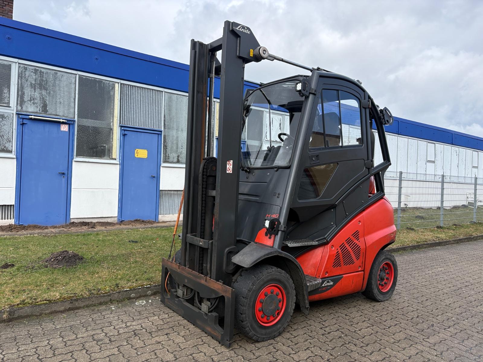 Linde H40T-02 2019 DZH + Magnetventil Vollkabine Heizu