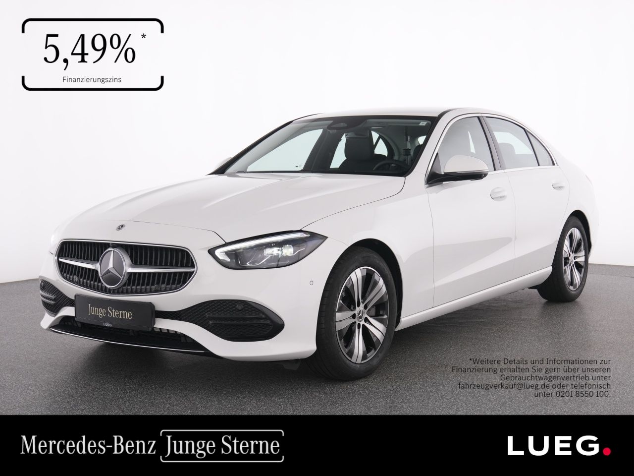 Mercedes-Benz C 200 d Avantgarde+Burm+LED+Distr+Mem+TotwA+360°