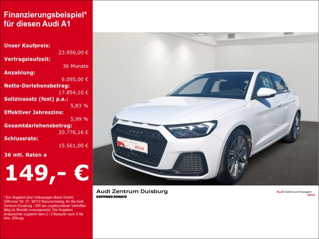 Audi A1 Sportback 30 TFSI  S tronic virtual Cockpit S