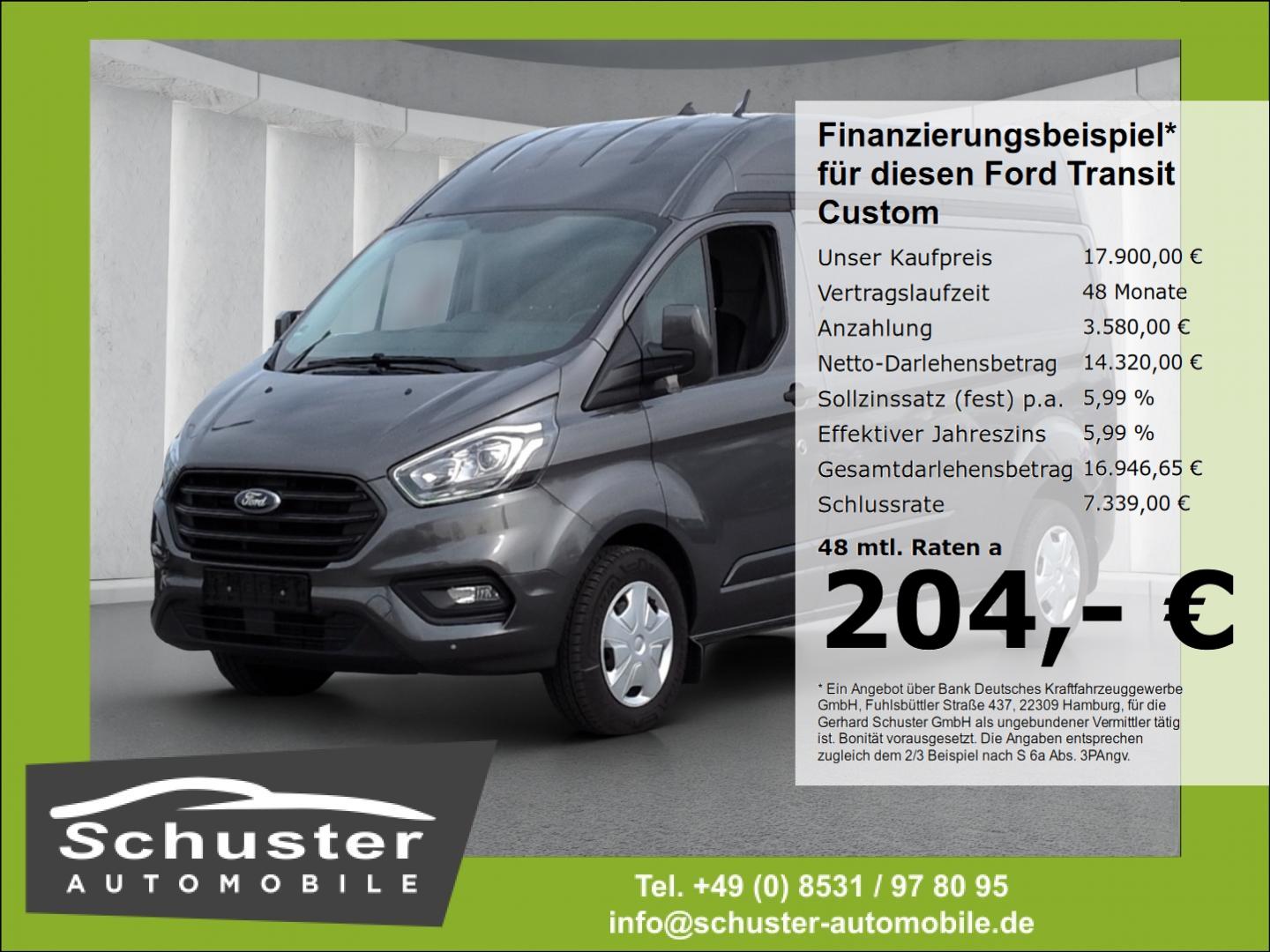 Ford Transit Custom Kasten L2H2 3,2t 2.0D*Tempo Klima