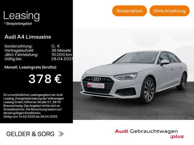 Audi A4 Limousine 40 TFSI qu. advanced LED*virtual*RK