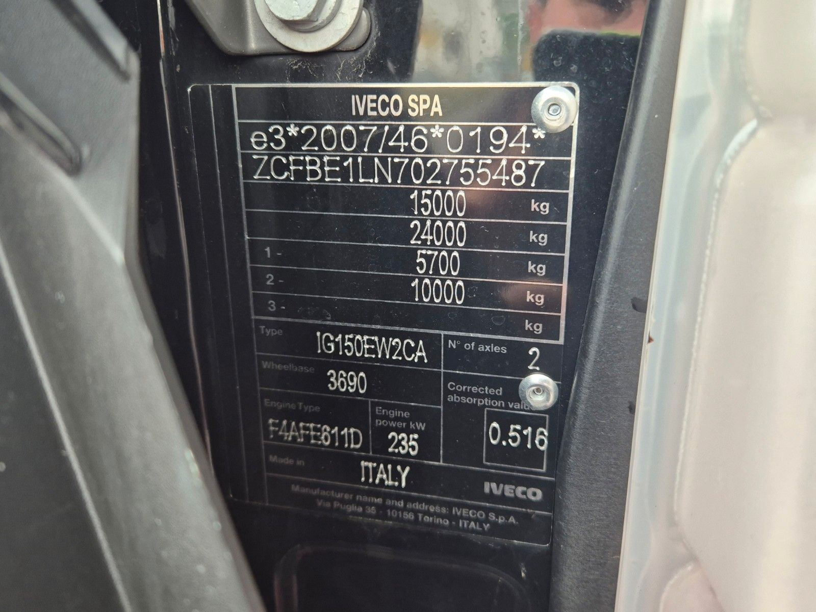 Fahrzeugabbildung Iveco Eurocargo ML150E32WS 4x4 Kran HMF 1130K Funk AHK