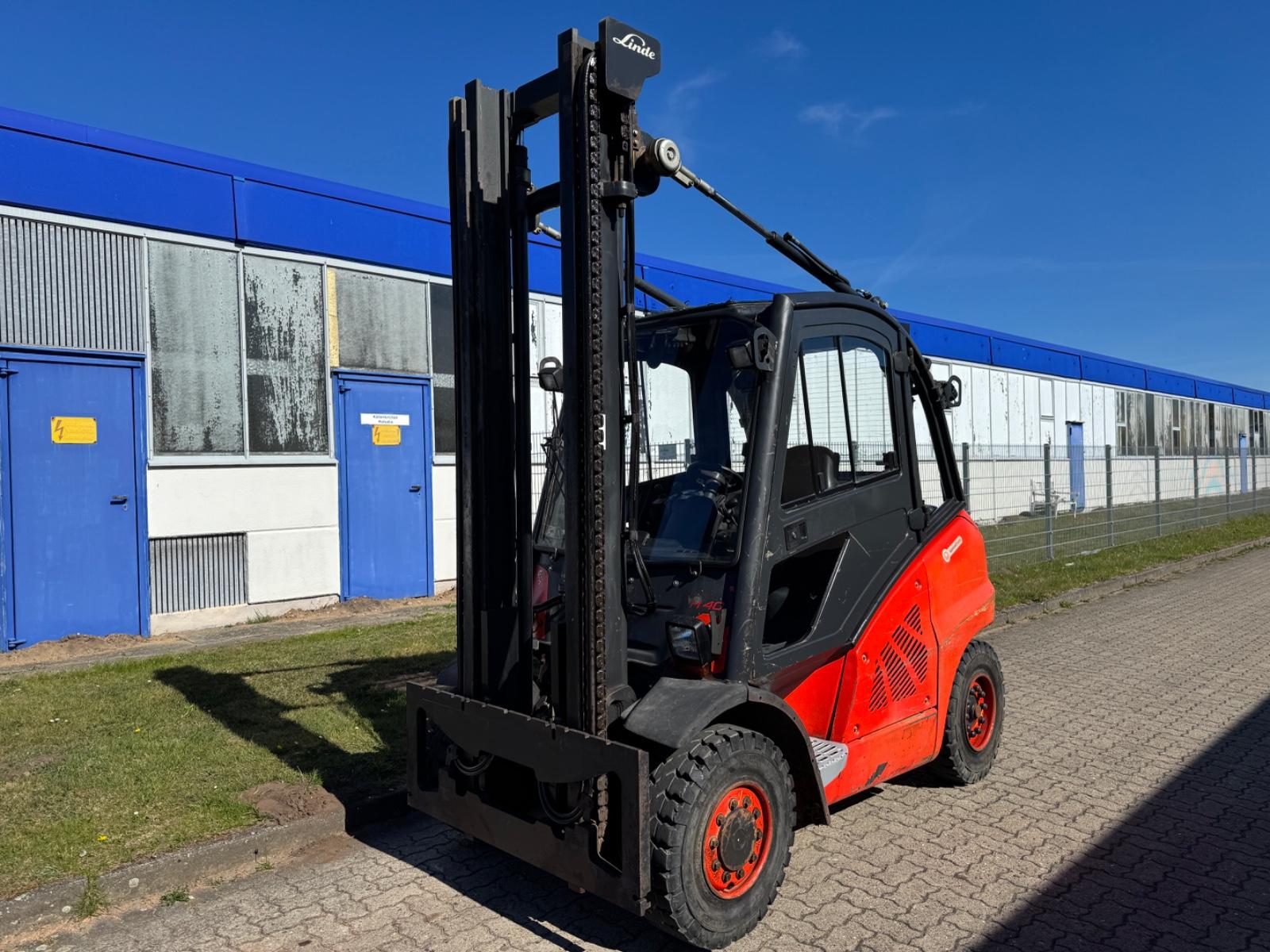 Linde H40D Diesel 4.Ventile Vollkabine Heizung Klima