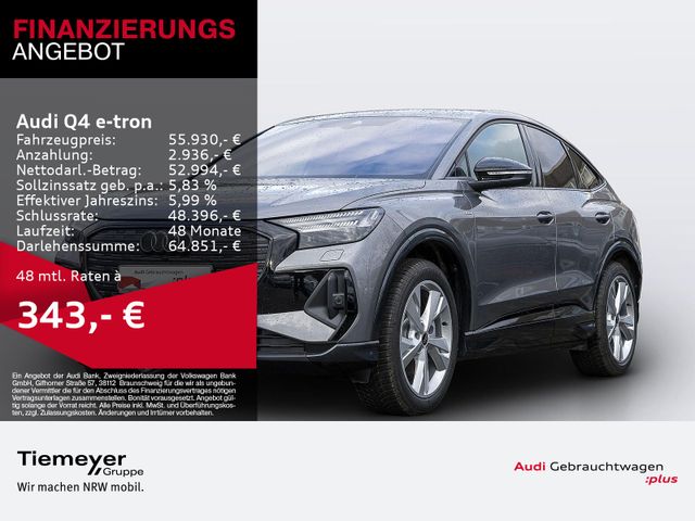 Audi Q4 e-tron Sportback 50 Q 2x S LINE PANO LEDER SO