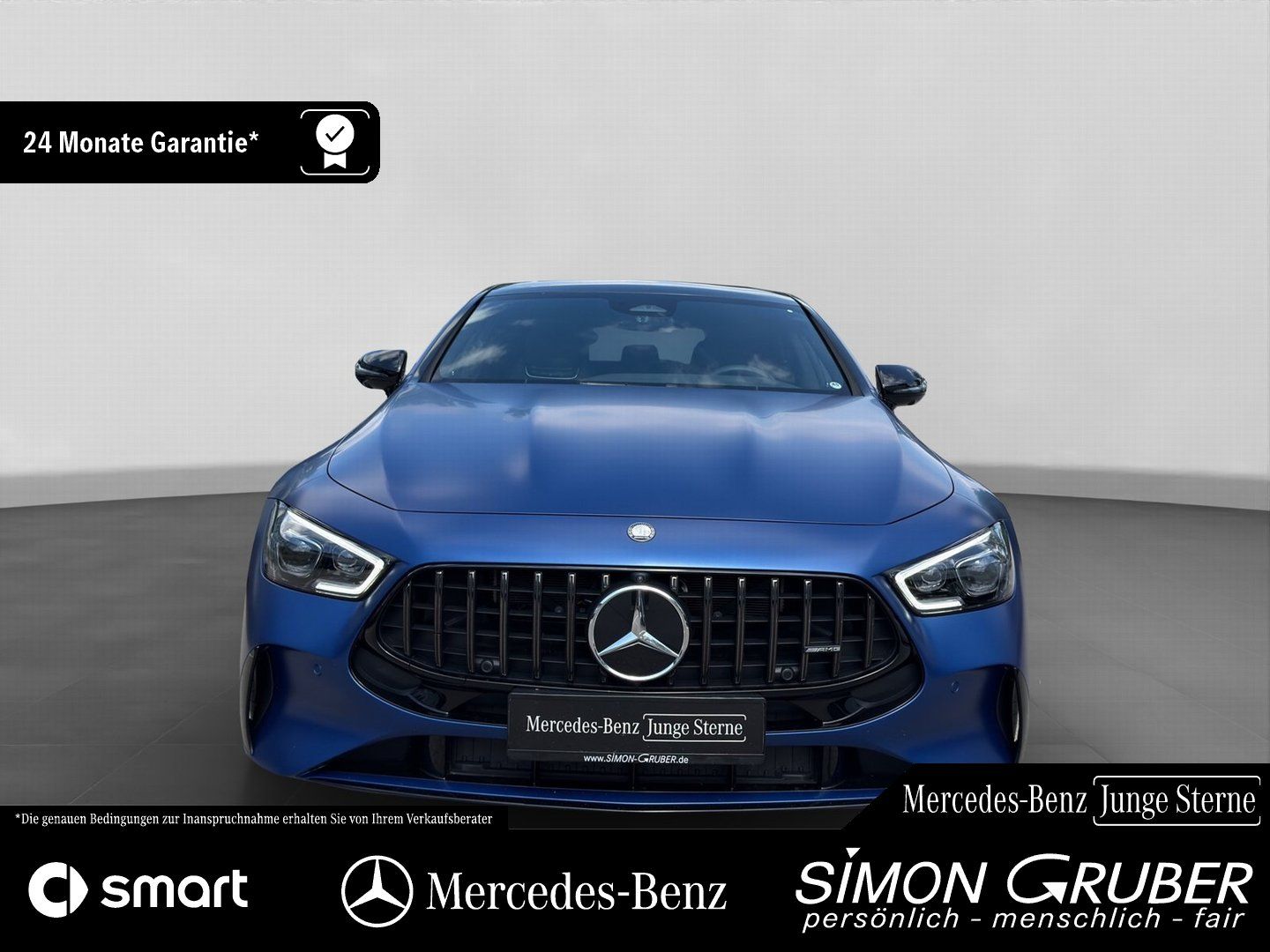 Fahrzeugabbildung Mercedes-Benz GT 43 4M+ AMG V8Style magno Pano Nappa HUD AHK