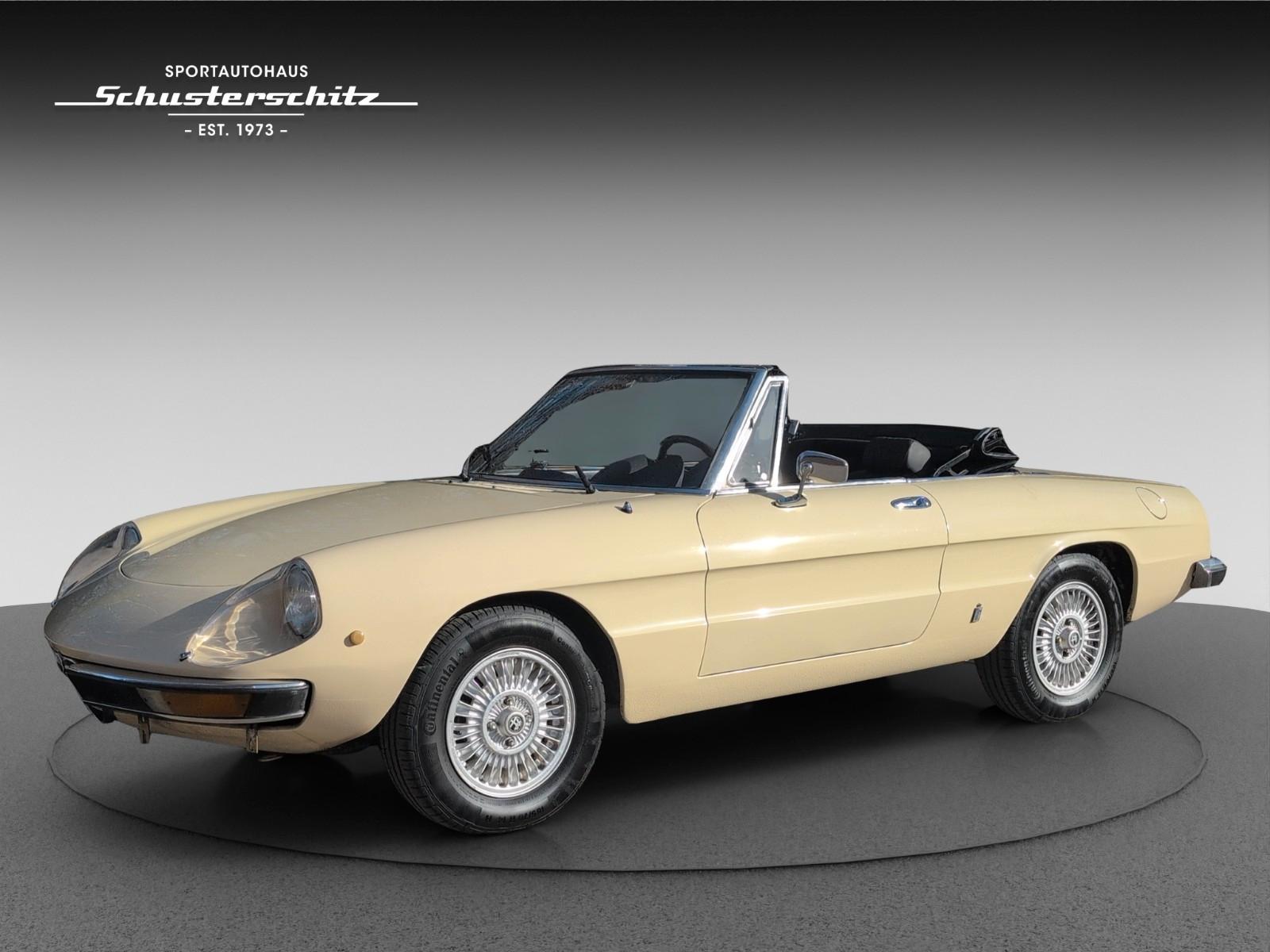 Alfa Romeo SPIDER 2000 VELOCE FASTBACK 1. HAND KD NEU