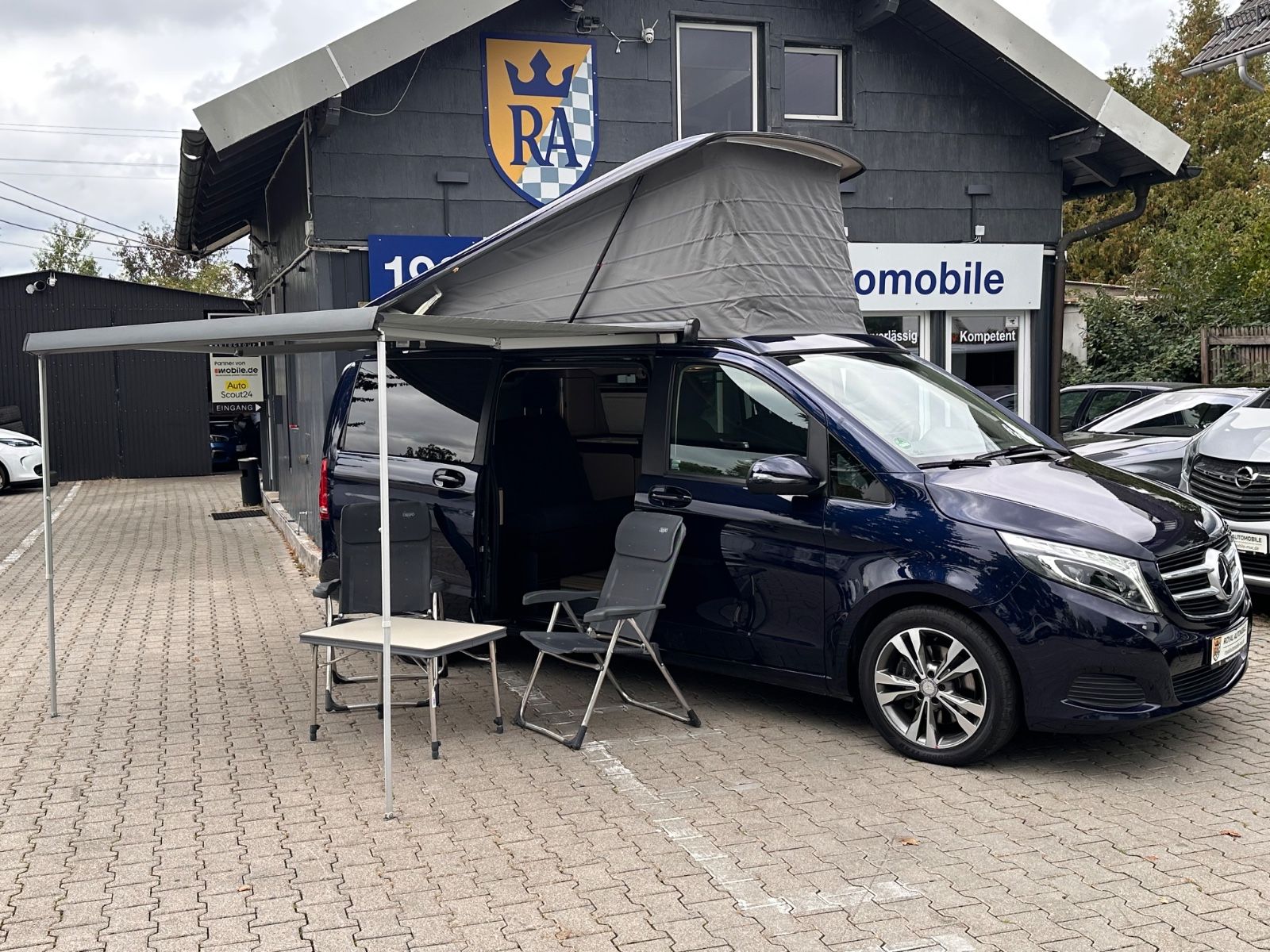 MERCEDES-BENZ V 250  MARCO POLO / CUISINE DOUCHE EAUVENT  | 190 ch | BVA | ATTELAGE | HAYON ÉLECTRIQUE | VOLANT CUIR