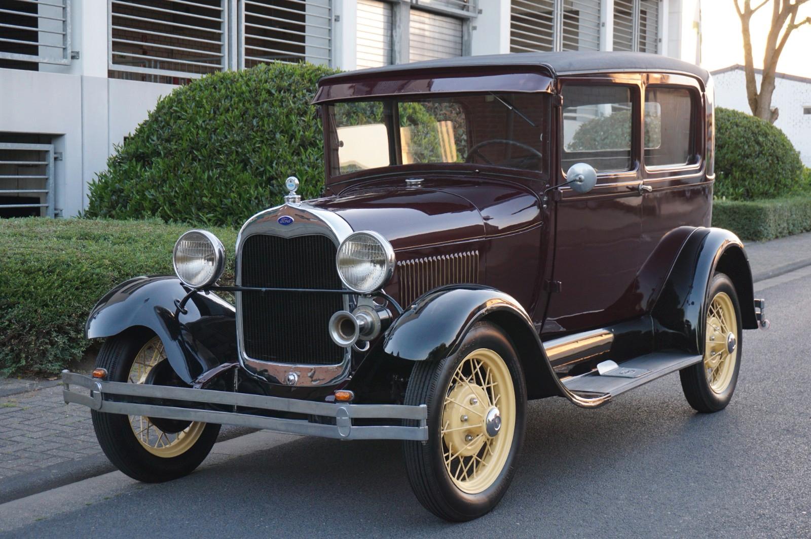 Ford Model A Tudor, TÜV und H, mit Kilometertacho!